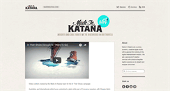 Desktop Screenshot of blog.madeinkatana.com