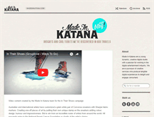 Tablet Screenshot of blog.madeinkatana.com